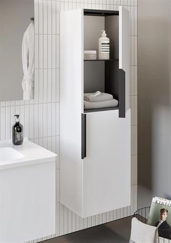 Orka Pure 40 cm Beyaz Banyo Boy Çamaşır Dolabı