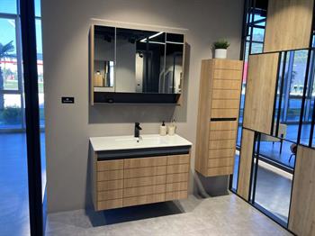 Orka Ricato 100 cm Kiraz Banyo Dolabı Takımı