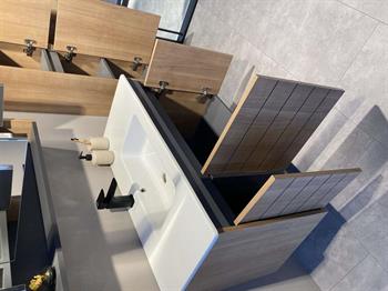 Orka Ricato 100 cm Kiraz Banyo Dolabı Takımı