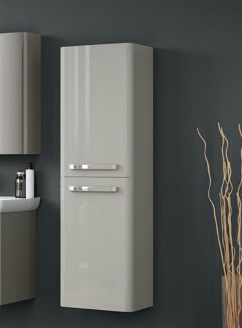 Orka Rose 40 cm Gri Banyo Boy Çamaşır Dolabı