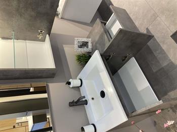 Orka Sidney 110 cm Gümüş Banyo Dolabı Takımı