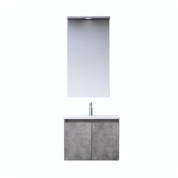 Orka Sidney 60 cm Gümüş Banyo Dolabı Takımı