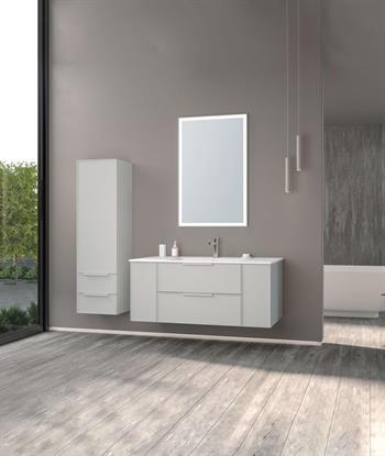 Orka Solid 120 cm Kaşmir Banyo Dolabı Takımı