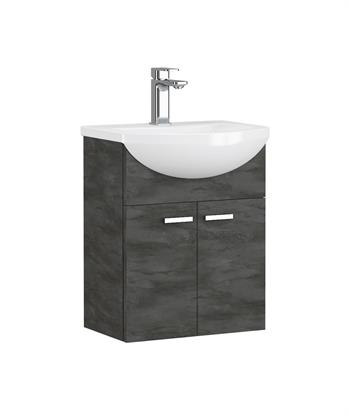 Orka Soma 45 cm Irony Banyo Dolabı Takımı (Etajerli Ayna)