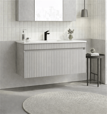 Orka Tivoli 100 cm Mat Kaşmir Banyo Dolabı Alt Modül ve Lavabo , 5008673