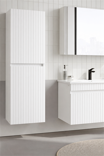 Orka Tivoli 40 cm Boy Dolabı Mat Beyaz , 3010301