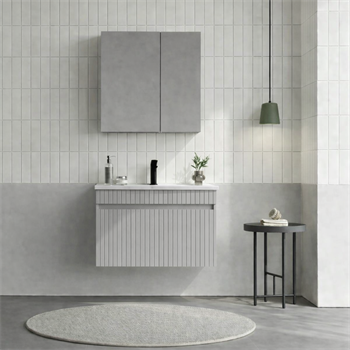 Orka Tivoli 65 cm Mat Kaşmir Banyo Dolabı Takımı (Dolaplı Ayna), 5008690