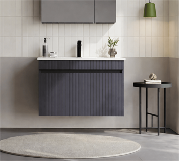 Orka Tivoli 85 cm Mat Antrasit Banyo Dolabı Alt Modül ve Lavabo , 5008667