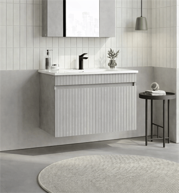 Orka Tivoli 85 cm Mat Kaşmir Banyo Dolabı Alt Modül ve Lavabo , 5008669