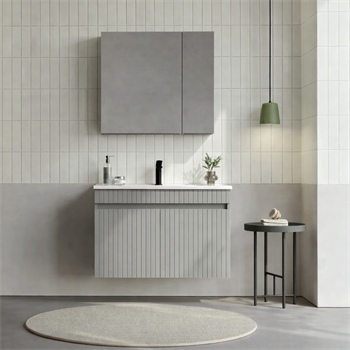 Orka Tivoli 85 cm Mat Kaşmir Banyo Dolabı Takımı (Dolaplı Ayna), 5008694