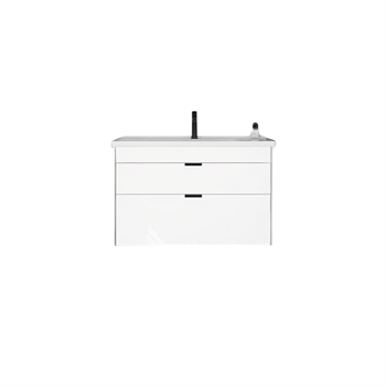 Orka Trio 65 cm Çekmeceli Beyaz Banyo Dolabı Takımı