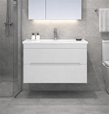 Orka Varna 80 cm Mat Lake Kaşmir Banyo Dolabı Alt Modül ve Lavabo, 5001866