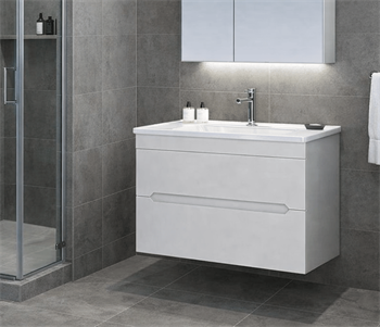 Orka Varna 80 cm Mat Lake Kaşmir Banyo Dolabı Alt Modül ve Lavabo, 5001866