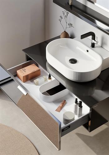 Orka Yalıköy 90 cm, Beyaz Lavabo, Banyo Dolabı Alt Modül ve Lavabo, 5001883