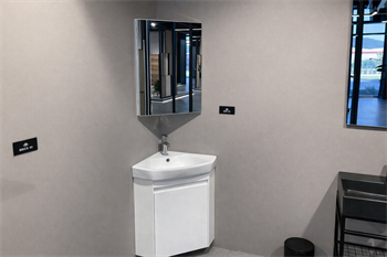 Orka Zag 45 cm, Mat Beyaz, Banyo Dolabı Takımı, (Dolaplı-Köşe Ayna), 5000870