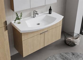 Orka Purus 100 cm, Budva, Banyo Dolabı Alt Modül Ve Lavabo, 5007991