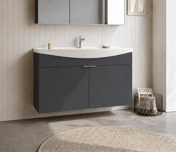 Orka Purus 100 cm, Mat Antrasit, Banyo Dolabı Alt Modül Ve Lavabo, 5007981