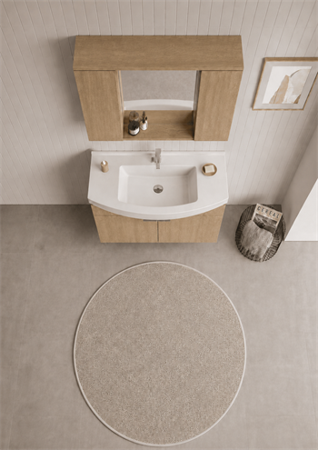 Orka Purus 100 cm ,Budva, Banyo Dolabı Takımı (Asma,Spotlu Ayna), 5007994