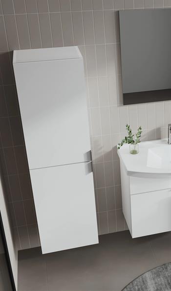 Orka Purus 40 cm Parlak Beyaz Boy Dolabı, 3010199