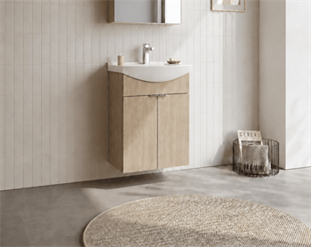 Orka Purus 55 cm, Budva, Banyo Dolabı Alt Modül Ve Lavabo, 5008291