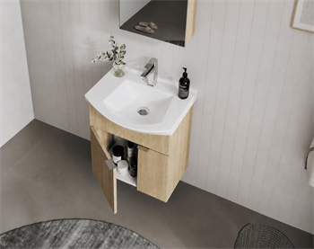 Orka Purus 55 cm, Budva, Banyo Dolabı Alt Modül Ve Lavabo, 5008291