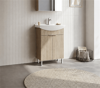 Orka Purus 65 cm, Budva, Banyo Dolabı Alt Modül Ve Lavabo, (Ayaklı), 5008447