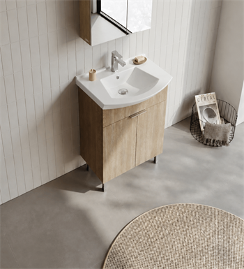 Orka Purus 65 cm, Budva, Banyo Dolabı Alt Modül Ve Lavabo, (Ayaklı), 5008447