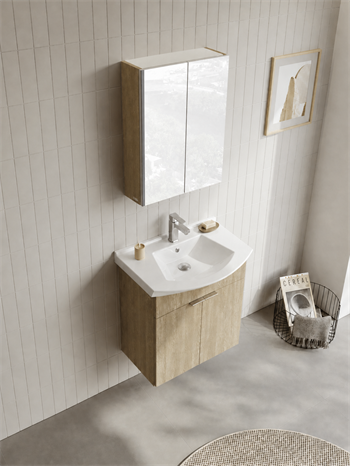 Orka Purus 65 cm ,Budva, Banyo Dolabı Takımı (Dolaplı Ayna), 5008337