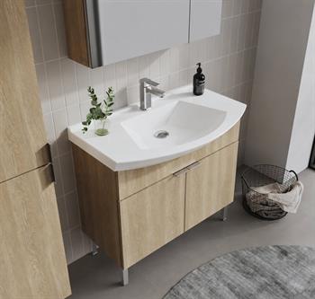 Orka Purus 80 cm, Budva, Banyo Dolabı Alt Modül Ve Lavabo, (Ayaklı), 5008449
