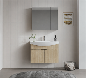 Orka Purus 80 cm ,Budva, Banyo Dolabı Takımı (Dolaplı Ayna), 5008342
