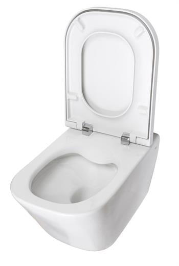 Roca Asma Klozet, The Gap Square, Beyaz ,54 cm, Kanalsız, A34647L000