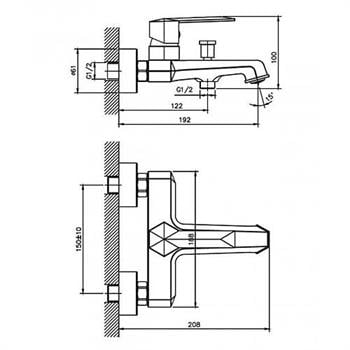 Roca Banyo Bataryası, Carelia, Mat Siyah, A5A028ANBK