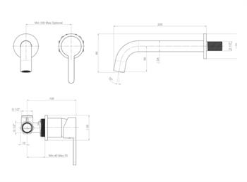 Roca Lavabo Bataryası , Carelia, Ankastre, Mat Siyah ( İç Set Dahil ) A5A358ANBK