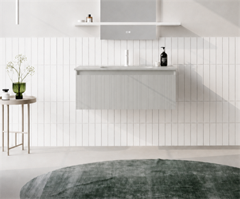 Orka Salina 100 cm Mat Kaşmir Banyo Dolabı Alt Modül ve Lavabo, 5007411