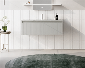 Orka Salina 120 cm Mat Kaşmir Banyo Dolabı Alt Modül ve Lavabo, 5007414