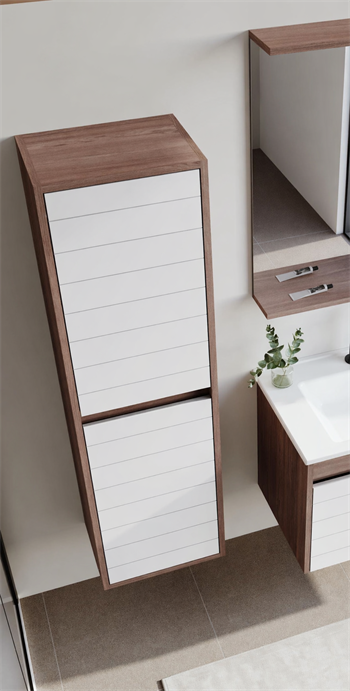 Orka Serra 40 cm Boy Dolabı Navaro/Beyaz, 3009567