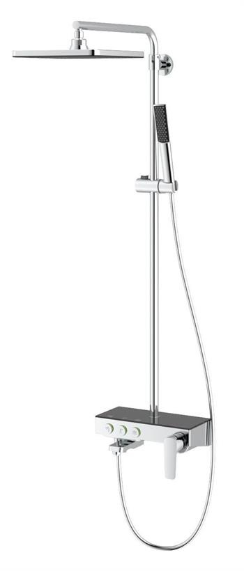 Teska Duş Kolonu, Niagara, Üç Yönlü, Siyah Camlı, NG3501S