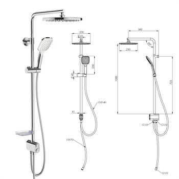Teska Duş Robotu, Tena, Kare, DR2820C