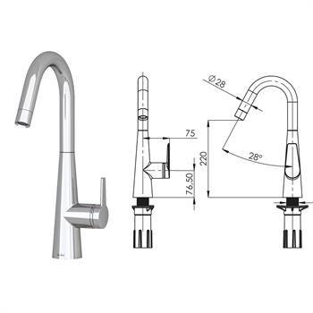 Teska Eviye Bataryası, Axıs, Rose Gold, E4109