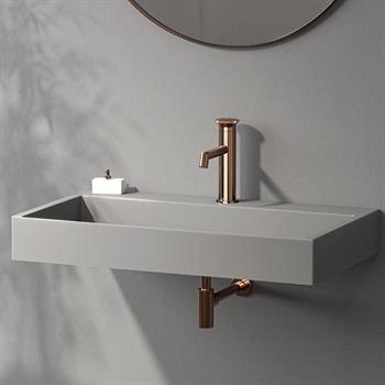 Teska Lavabo Bataryası, Arte Leo L Uzun, Rose Gold, E5529