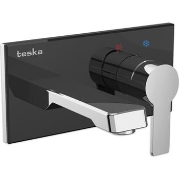 Teska Lavabo Bataryası, Quasar, Ankastre, Siyah Camlı, E5100B