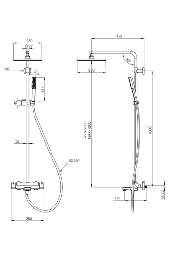 Teska Mix, Galaxy, Üç Yönlü Kare, Full Siyah, DK3308
