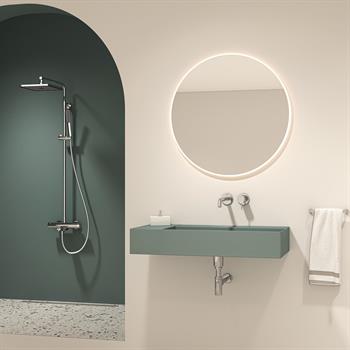 Teska Termostatik, Galaxy, Üç Yönlü, Kare, Krom, DK3101C