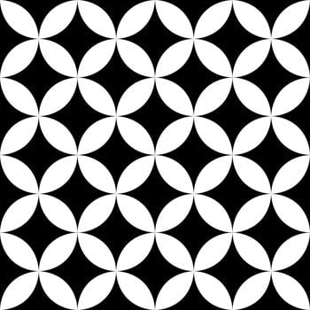 Vitra 15X15 Karo Retromix Siyah Beyaz Daire Negatif Small (0,25 M2 Fiyatı) K94855100001VTE0