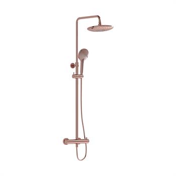 Vitra Aquaheat Bliss 240 2F Termostatik Duş Bataryası - Duş Kolonu Sistemi, Bakır A4720526