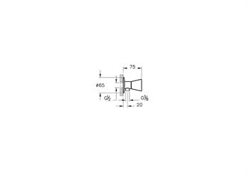 Vitra Ara Musluk, Liquid, Parlak Siyah, A4275939