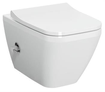 VitrA Asma Klozet, Integra Square Rim-ex, Kanalsız, Gizli Montaj, Entegre Ara Musluklu, 7082B003-7209