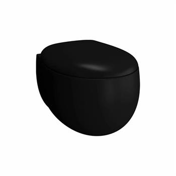 VitrA Asma Klozet Memoria Rim-Ex Kanalsız, Mat Siyah, 5885B483-0559