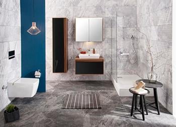 VitrA Asma Klozet Metropole Rim-ex Kanalsız, Vitrafresh Deterjan Hazneli ve Entegre Ara Musluklu, 7672B003-1687