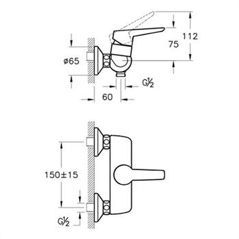Vitra Duş Bataryası, Solıd S, A42445 EXP